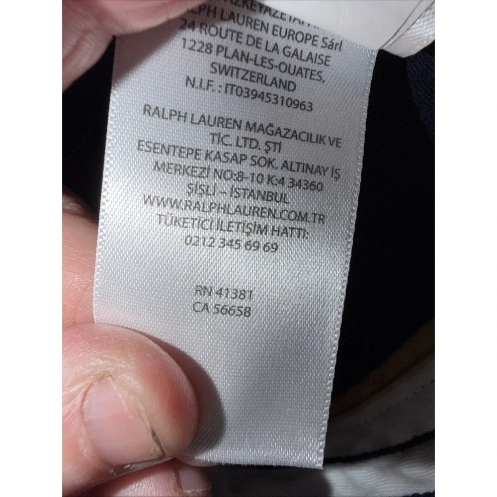 Polo Ralph Lauren Shorts Mens 50 x 10 Navy Polo Chino Cargo Pocket Casual Twill‎
